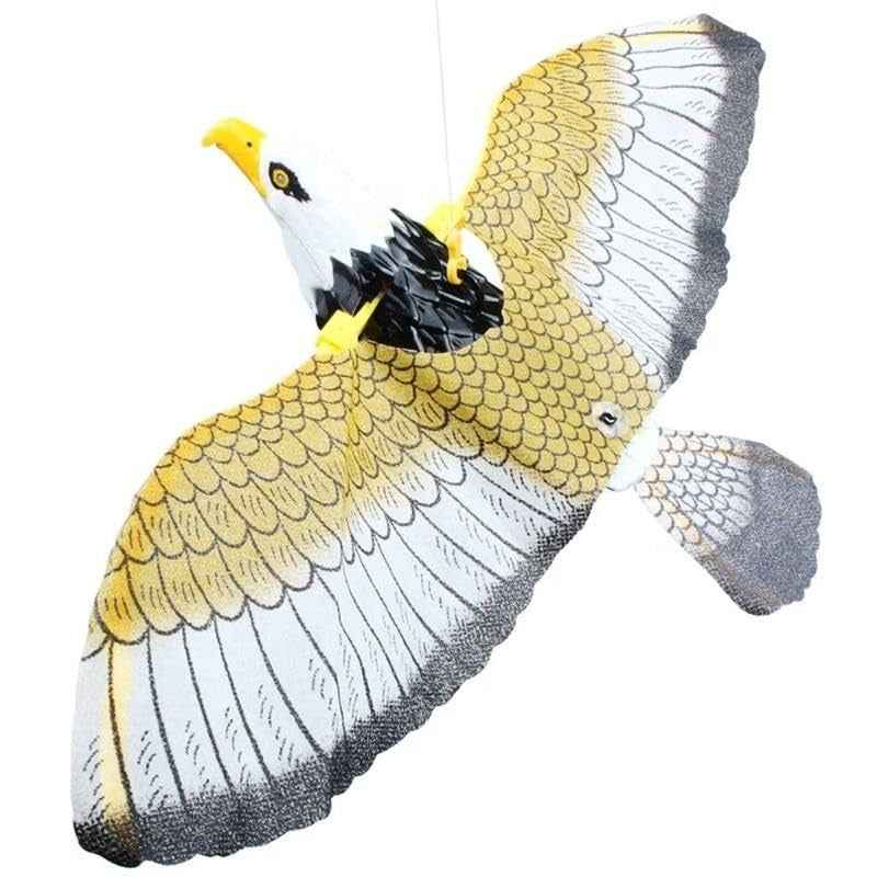 Flying Eagle Bird Toy — Ceiling-Hung Revolving Eagle with Flapping Wings for Indoor Play